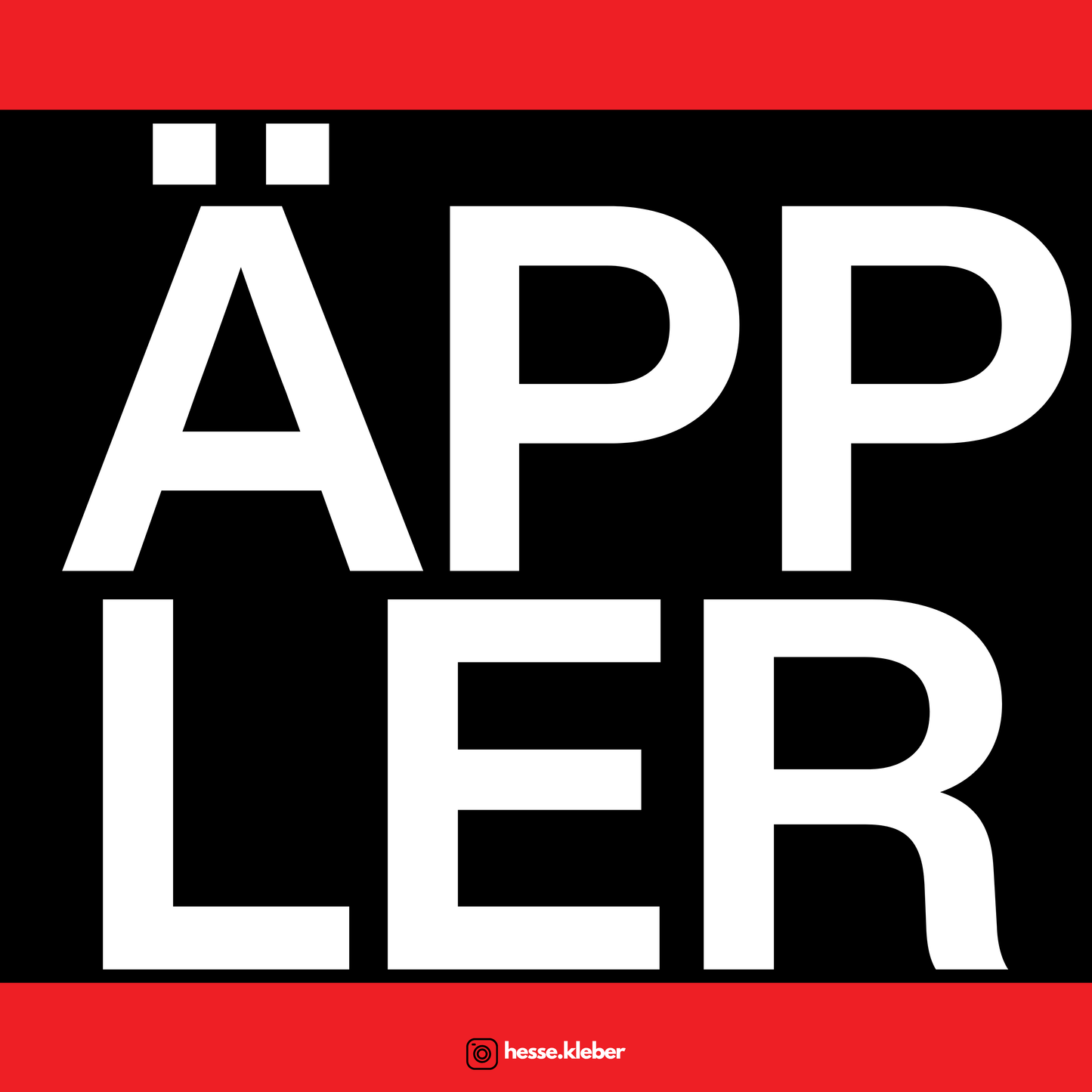 ÄPP-LER - Sticker