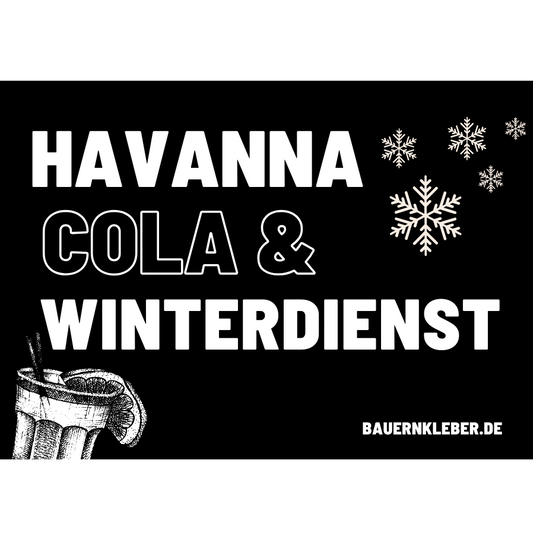 Havanna Cola & Winterdienst Sticker