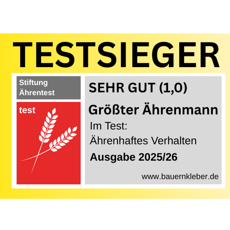 Testsieger: Ährenmann - Sticker