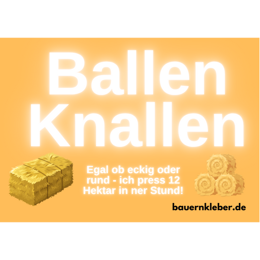 Ballen knallen - Sticker