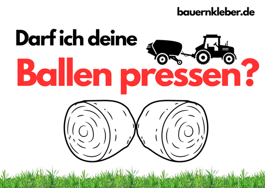 Darf ich deine Ballen pressen?