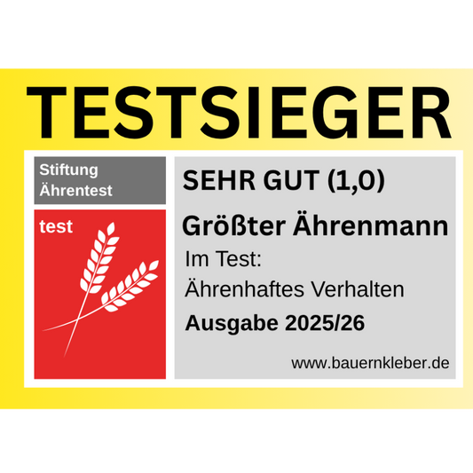 Testsieger: Ährenmann - Sticker